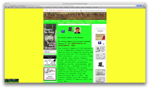 What a terrible website!  (Just kidding.  Thanks, Geocities-izer!)